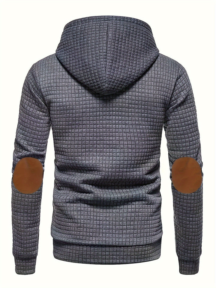 Shaun - Waffle design men's hoodie